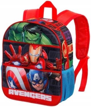 Plecak do przedszkola AVENGERS HULK Kapitan Ameryka Iron Man wypukły 3D