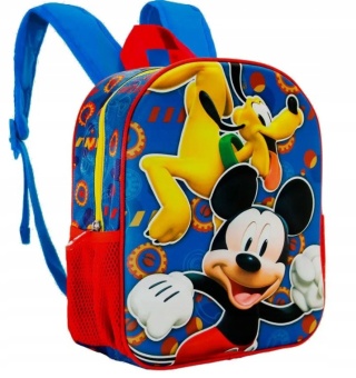 Plecak do przedszkola MICKEY MIKI PLUTO wypukły 3D
