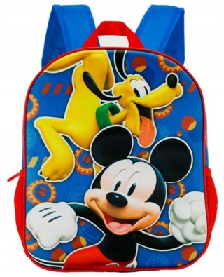 Plecak do przedszkola MICKEY MIKI PLUTO wypukły 3D