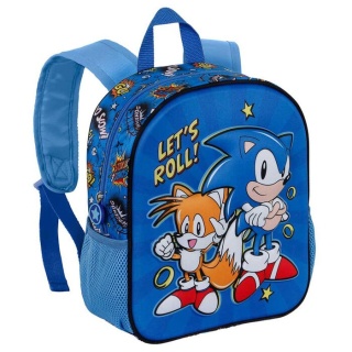 Plecak do przedszkola SONIC wypukły 3D