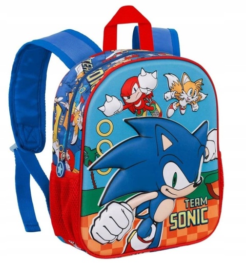 Plecak do przedszkola SONIC wypukły 3D