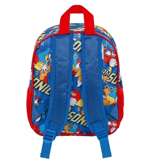 Plecak do przedszkola SONIC wypukły 3D