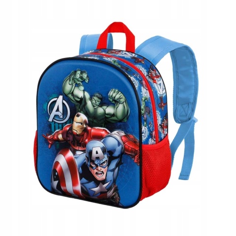 Plecak do przedszkola wycieczkowy AVENGERS HULK Kapitan Ameryka wypukły 3D