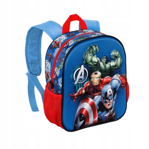 Plecak do przedszkola wycieczkowy AVENGERS HULK Kapitan Ameryka wypukły 3D