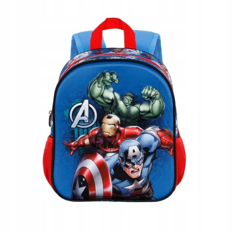 Plecak do przedszkola wycieczkowy AVENGERS HULK Kapitan Ameryka wypukły 3D