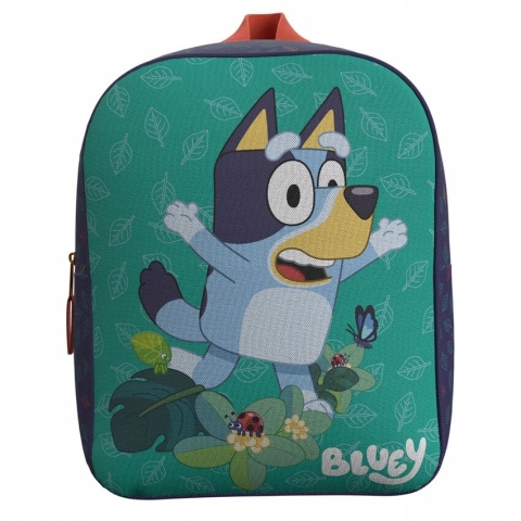 Plecak plecaczek do przedszkola Piesek Blue Bluey liście Plecak plecaczek do przedszkola Piesek Blue Bluey liście