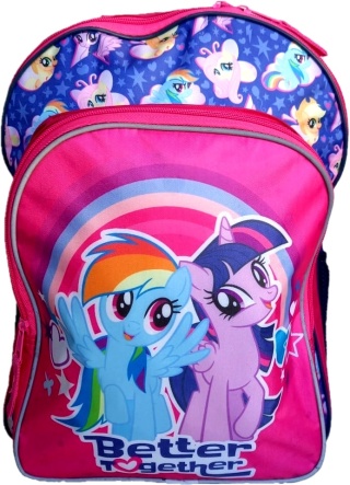 Plecak szkolny MY LITTLE PONY z odblaskami St. Majewski