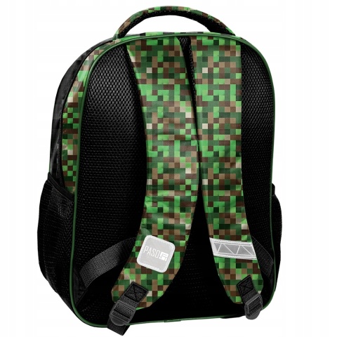 Plecak szkolny młodzieżowy Game pixel dla fanów minecraft Paso