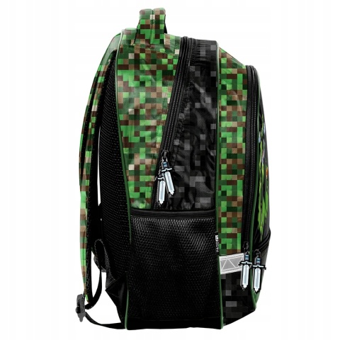 Plecak szkolny młodzieżowy Game pixel dla fanów minecraft Paso