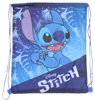 Plecak worek sportowy Stich na buty kapcie niebieski liście LILO I STITCH
