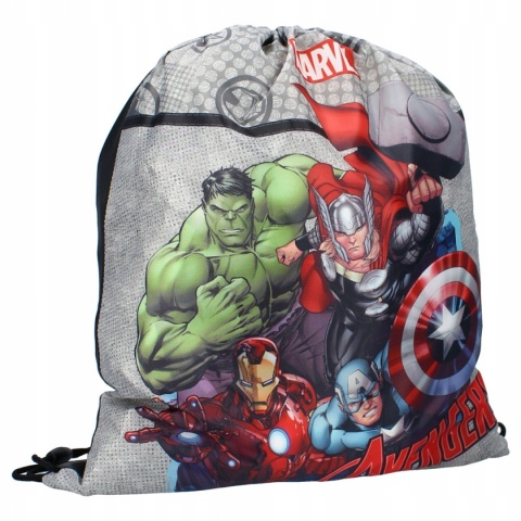 Plecak worek sportowy na buty kapcie AVENGERS THOR HULK 44X37 cm Plecak worek sportowy na buty kapcie AVENGERS THOR HULK 44X37 cm