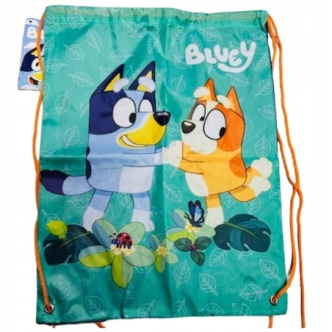 Plecak worek sportowy na buty kapcie BINGO I BLUEY Plecak worek sportowy na buty kapcie BINGO I BLUEY