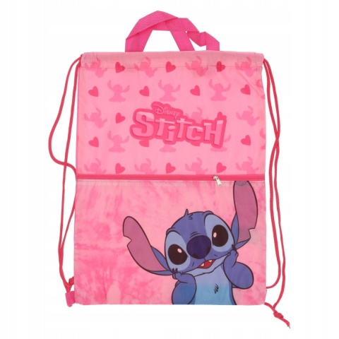 Worek na buty Stich plecak sportowy gruby sznur LILO I STITCH 42X35 cm