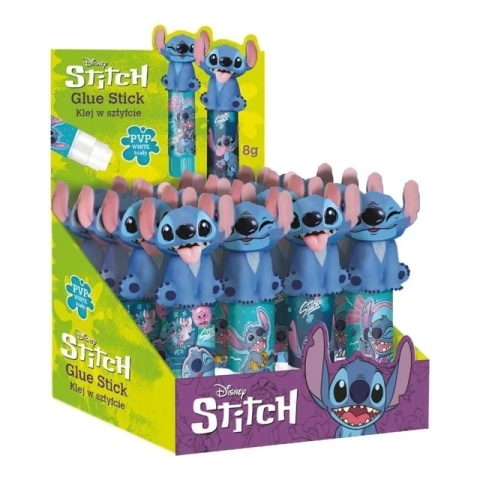 Klej w sztyfcie szkolny z główką figurką Stitch Stich 8g 1 szt