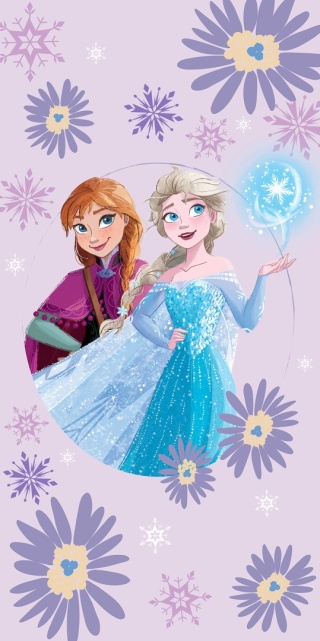 Kraina Lodu Frozen Ręcznik kąpielowy plażowy bawełniany 70x140