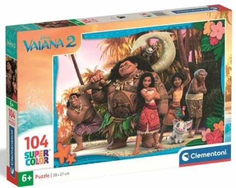 Księżniczki Disney Vaiana 2 Puzzle Clementoni 104 EL 25786