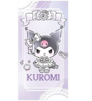 Kuromi kot Hello Kitty Ręcznik kąpielowy plażowy szybkoschnący 70x140