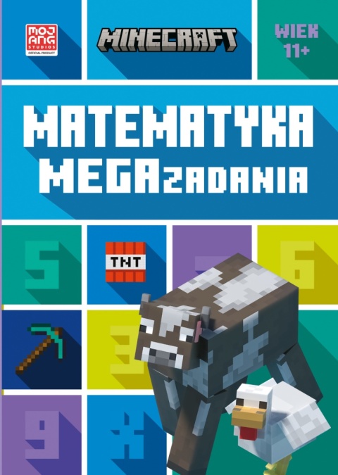 MINECRAFT matematyka MEGAzadania ćwiczenia łamigłówki wiek 11+