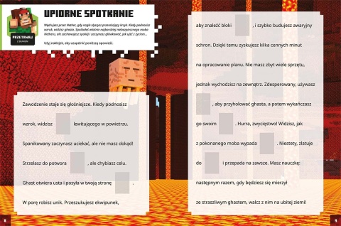 Minecraft. Księga Netheru i Kresu z naklejkami ponad 500 naklejek