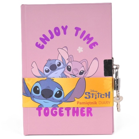 Notatnik Stich pamiętnik sekretny z kłódką STITCH Angel