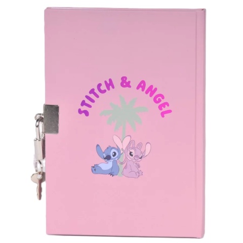 Notatnik Stich pamiętnik sekretny z kłódką STITCH Angel