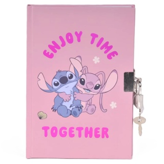 Notatnik Stich pamiętnik sekretny z kłódką STITCH Angel