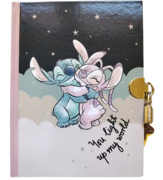 Notatnik notes pamiętnik z kłódką 62 k Lilo i Stitch Angel Stich
