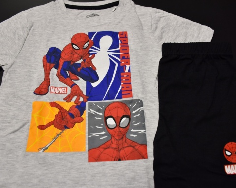 Piżama dziecięca Spiderman piżamka chłopięca bawełniana 134