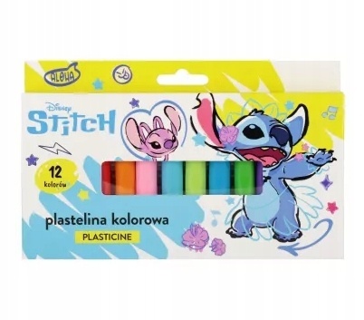 Plastelina okrągła12 kolorów Lilo I Stitch Stich Benjamin