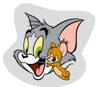 Poduszka kształtka Tom I Jerry kot i mysz