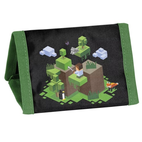 Portfel portfelik rzep suwak sznurek Paso PIXEL game dla fanów minecraft