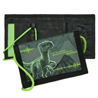 Portfel portfelik torebka ze sznurkiem na szyję rzep Park Jurajski Jurassic