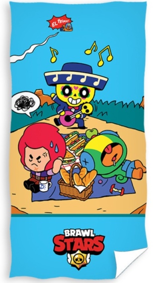 Ręcznik BRAWL STARS kąpielowy baawełniany plażowy 70x140