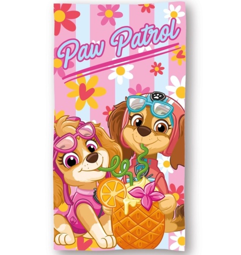 Ręcznik kąpielowy plażowy szybkoschnący Psi patrol Skye Liberty 70x140