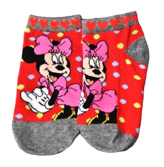 Skarpetki skarpety dziecięce Myszka Minnie bawełniane Stopki na lato 27/30