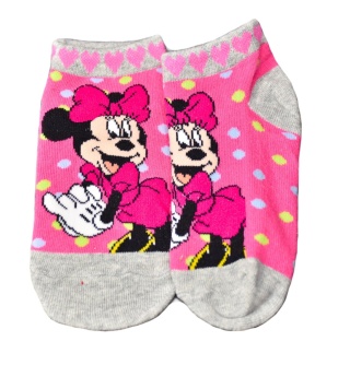 Skarpetki skarpety dziecięce Myszka Minnie bawełniane Stopki na lato 31/34