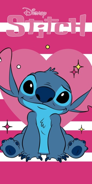 Lilo i Stitch Stich Ręcznik kąpielowy plażowy bawełniany 70x140