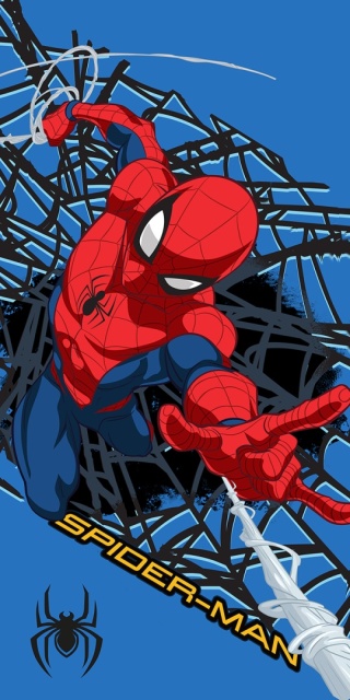 Ręcznik kąpielowy plażowy szybkoschnący Spiderman 70x140