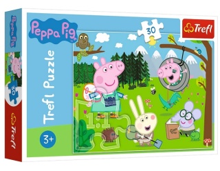 Świnka Peppa Pig Leśna wyprawa Trefl Puzzle 30 EL 18245