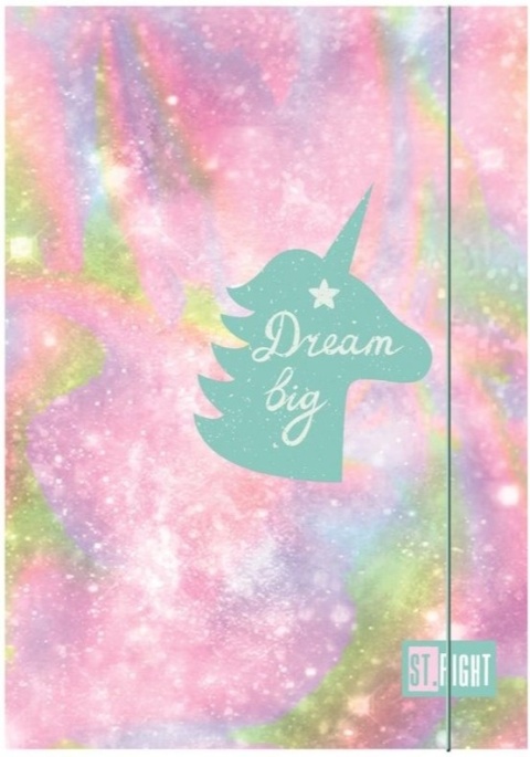 Teczka z gumką A4 na dokumenty rysunki Unicorn dream jednorożec