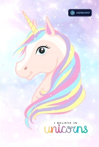 Teczka z gumką A4 na dokumenty szkolna jednorożec unicorn Astra