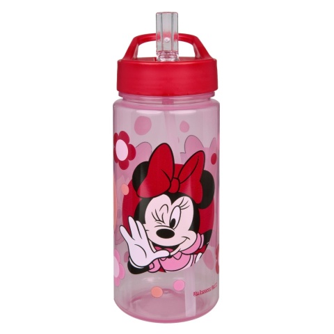 Bidon na wodę 500ml + śniadaniówka z przegródkami Myszka Minnie