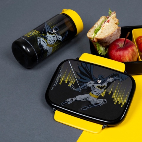 Bidon na wodę Stich kubek ze słomką ustnikiem Batman 500ml