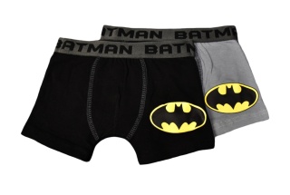 Bokserki majtki dziecięce Batman bawełniane dla chłopca 2-PAK 116/128