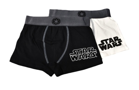 Bokserki majtki dziecięce Star Wars bawełniane dla chłopca 2-PAK 116/128