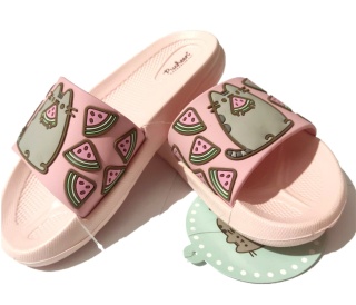 Buty klapki dziecięce Pusheen basenowe plażowe dla dziewczynki 3D 25/26
