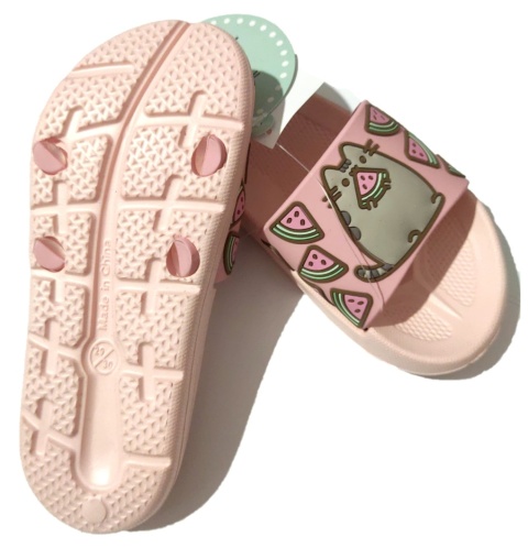 Buty klapki dziecięce Pusheen basenowe plażowe dla dziewczynki 3D 25/26