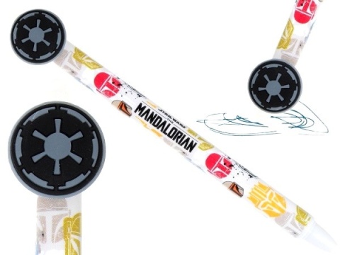 Długopis wymazywalny ścieralny STAR WARS Mandalorian Grogu Imperium 2 szt