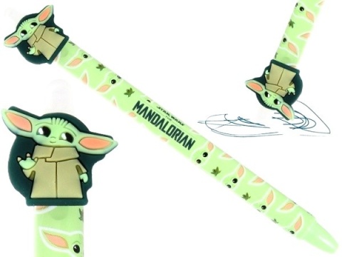 Długopis wymazywalny ścieralny STAR WARS Mandalorian Grogu Imperium 2 szt