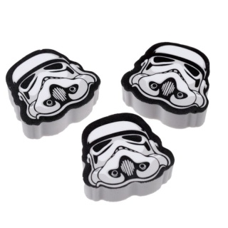 Gumki do mazania 3 szt gumka Star Wars Szturmowiec